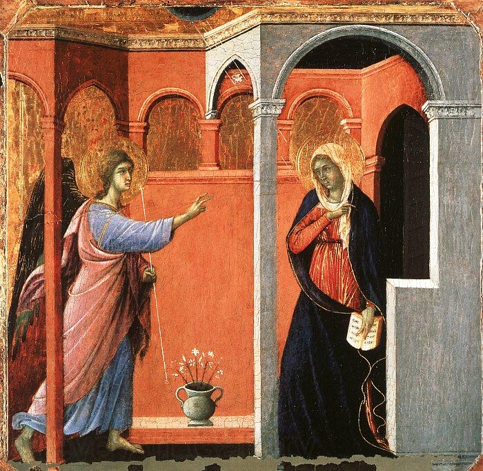 Duccio di Buoninsegna Annunciation Germany oil painting art